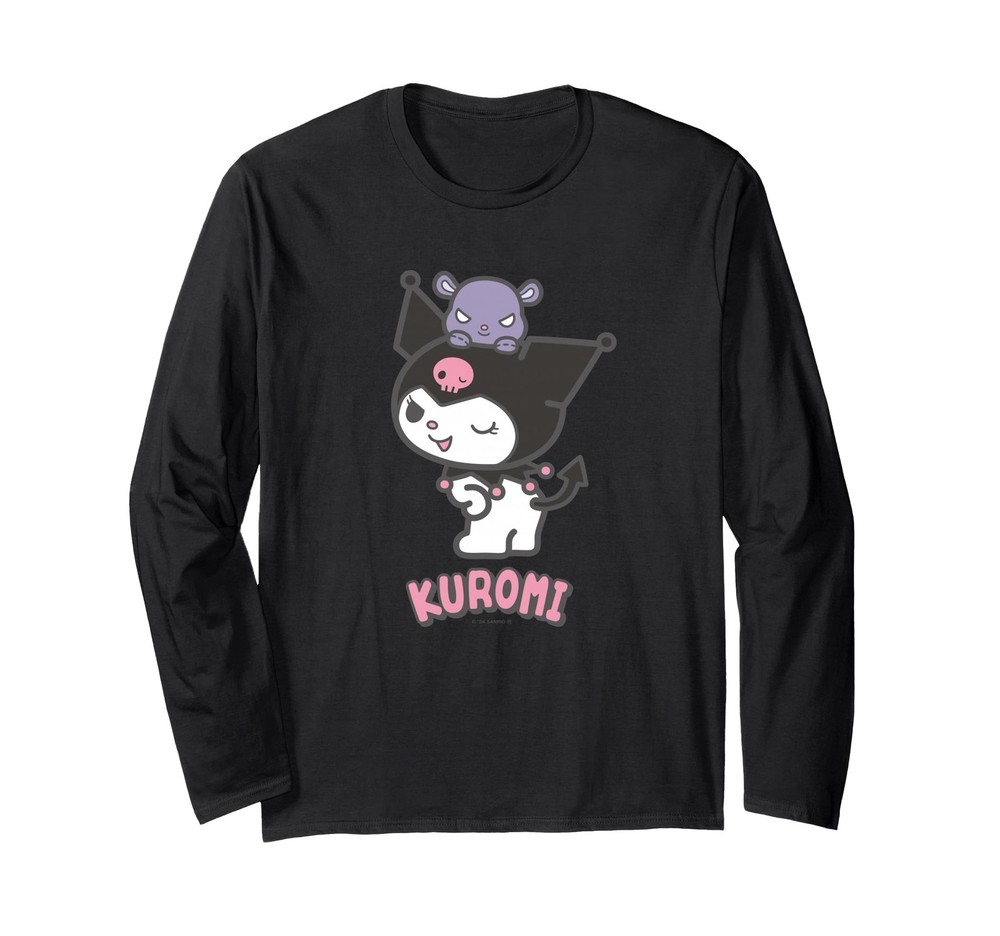 SANRIO Kuromi Back, Back! Long Sleeve T-Shirt