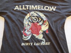 All Time Low Dirty Laundry Band T-Shirt Men’s Small Grey Tultex