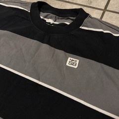 Nike SB Striped T-Shirt Size Medium Loose Fit