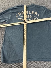 Howler Bros Shirt Mens Large Blue Heed The Call Graphic Logo Long Sleeve T-Shirt