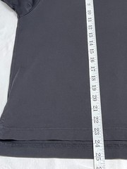 Uniqlo U AIRism T Shirt Mens L Black Oversized Crew Neck Short Sleeve Tee