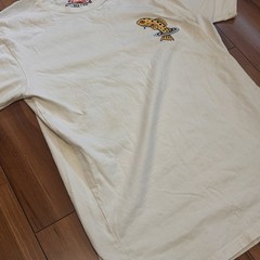 Crooked Creek Holler White Wild Life Fish Graphic Men’s Cotton T-Shirt M