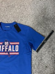 Clorpeak Mens City Classic Football Go Buffalo Blue Tee Shirt Sz US L New