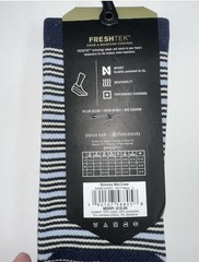 NWT Stance Shimmy Full Length Large Men 9-13 Blue Performance Freshtek Sock $20