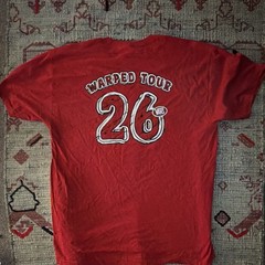 Vans Warped Tour Washington DC 2026 Tee Red Men’s XL Crew Neck