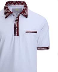 Men’s Luxurious Fine Cotton Polo Shirt,Italian Style,Stretch M to 3XL….C8.A
