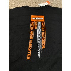 Harley-Davidson Dubai UAE Skull Graphic T-Shirt Mens Large Black New NWT 2017
