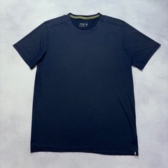 Smartwool T-Shirt Men’s Large Merino Sport 150 Navy Blue Wool Blend Base Layer