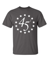 45 Squared Trump 2020 Second Trump 2020 Shirt Republican Political Men’s T-Shirt