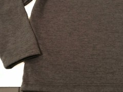 New Izod Men’s Pullover Sweatshirt Medium Black Soft Material Snap