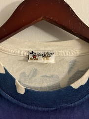 Vintage Walt Disney Blizzard Beach Skiing T-Shirt XL Authentic All Over Print