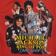 Rare Vintage Michael Jackson The King of Pop 1958-2009 Memorial T Shirt 2000s S