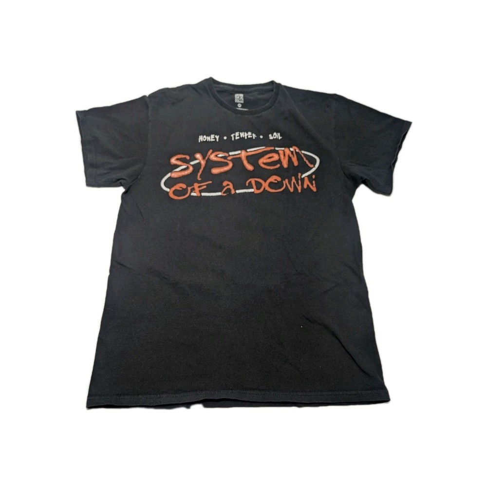 System Of A Down Honey Temper SOAD Band T Shirt Mens Medium Black Graphic Tee