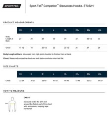 Sport-Tek Men’s Sleeveless Hoodie Muscle Performance T-Shirt ST352H