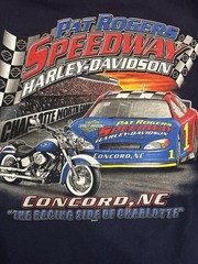 Harley-Davidson Speedway Concord NC Racing Vintage Graphic T-Shirt Men’s Size XL
