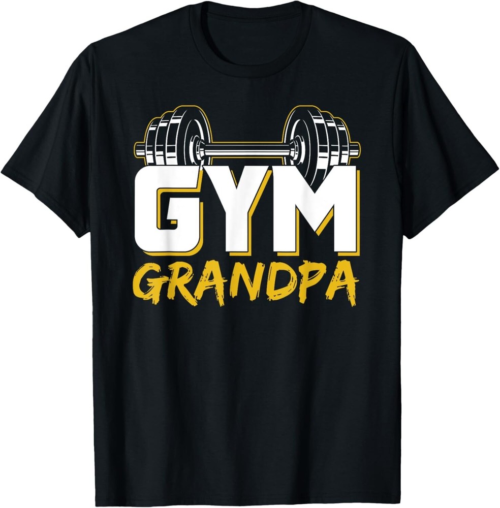 Gym Grandpa Workout Training Fitness Weightlifting Granddad Gift Unisex T-Shirt