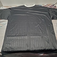 NEW Adidas Trefoil Mens Size Large Striped Dazzle Soccer Style T Shirt Tee Poly