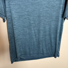 Reel Legends T-Shirt Men’s Medium Blue Reel-Tec Short Sleeve Atheltic Active