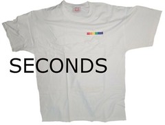 LGBTQ Pride T-Shirts Embroidered LGBT Gay Rainbow Bar USA Shirt Second Irregular