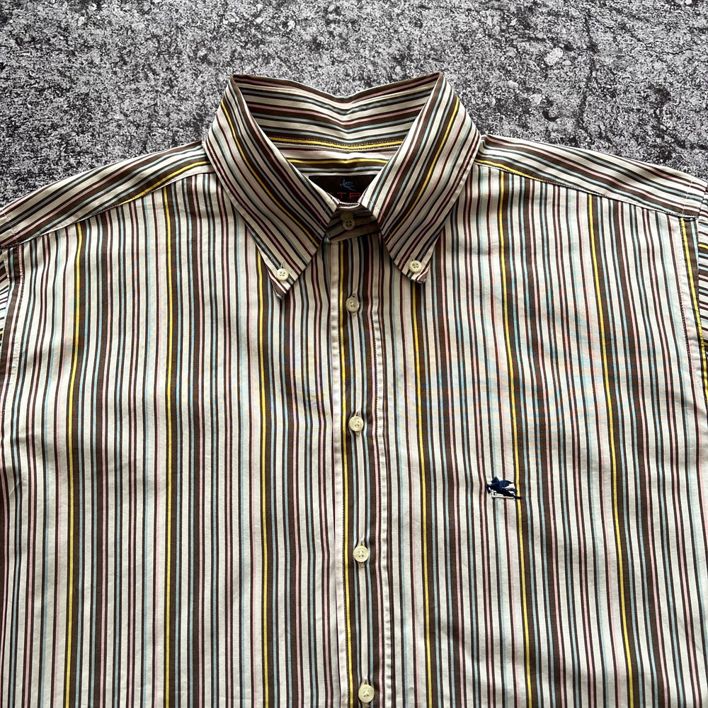 Etro Shirt Long Sleeve Made in Italy Size – XL / 43