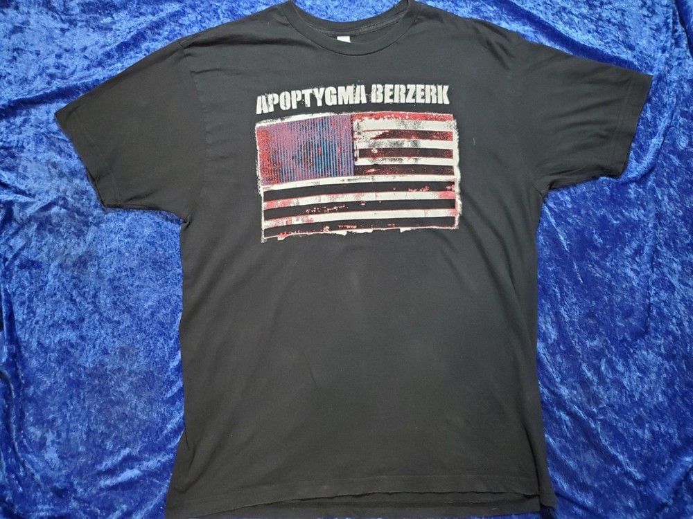 Vintage Apoptygma Berserk Vintage Rocket Science Concert Shirt