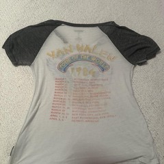 AUTHENTIC Trunk Ltd Van Halen Tour of the World 1984 Raglan Tee Double-Sided S