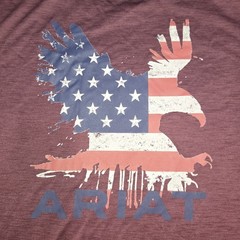 NWT Ariat TEK Charger Graphic Eagle Men’s Short Sleeve T-Shirt Large