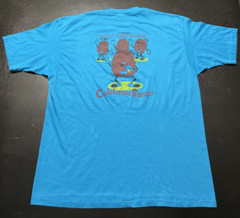 Vintage California Raisins 2-Sided T-Shirt, Blue/Turqouise, Size: XXL (Fits XL)
