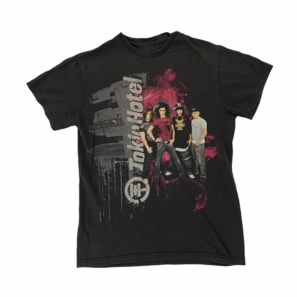 2007 Concert Tour Tokio Hotel Band Shirt Classic Black Unisex S-5XL