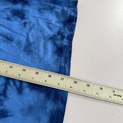 Disney Shirt Mens Medium Blue Aladdin Long Sleeve Tie Dye Our Universe Cotton