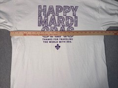 Mardi Gras Krewe Of Iris Men’s Shirt XL Iris Female Parade Organization T-Shirt
