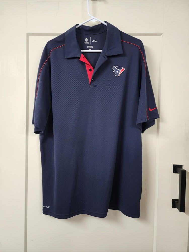 Shirt XL Houston Texans Nike on Field Apparel Dri Fit NFL Football