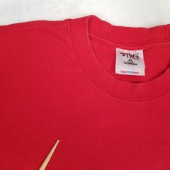 Shaka Wear Red Super MAXHeavy Men’s Basic Crew Neck T-Shirt Size XL Casual