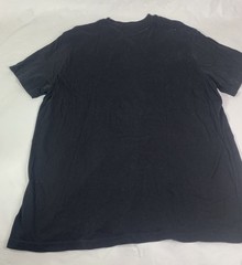Guess LOS ANGELES Black Gold Foil Triangle Logo Graphic T-Shirt XXL