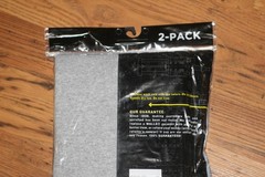 NIP Walls Working Man’s Pocket Tees S/S Cotton Rich – Large – 2 Pack – Grey