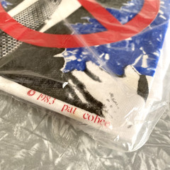 NEW Vintage Ronald Reagan 1983 Protest M T-Shirt Single Stitch Pat Cohee Art NOS