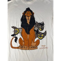 VTG The Lion King Disney Store T Shirt White Surrounded By Idiots Fantasia RARE