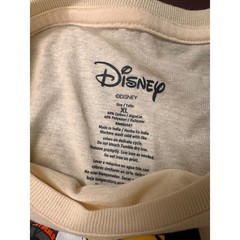 Disney Halloween Cream Graphic T-Shirt Size XL Mickey Mouse Donald Duck Goofy