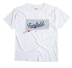 Fairfield Connecticut CT Conn T-Shirt MAP