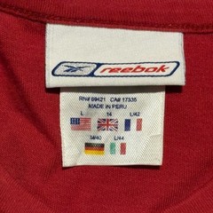 Reebok Basic Red Short Sleeve Crewneck T-Shirt
