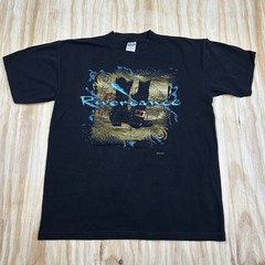 Vintage Riverdance T Shirt Sz L Black Single Stitch 90’s Short Sleeve Irish