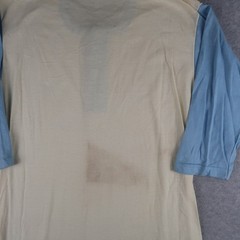 Vintage 80s Adidas T Shirt Single Stitch Henley Baseball Tee USA Sz XL XLarge