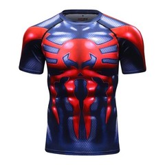 Spiderman 3D T-Shirts Short Sleeve Polyester Quick Dry Breathable Jerseys