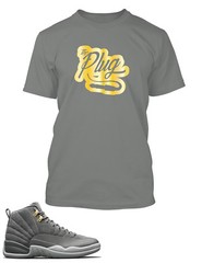 Plug Tee Shirt To Match J12 Gray Men’s Graphic Pro Club Shaka RTP Big Tall Sm