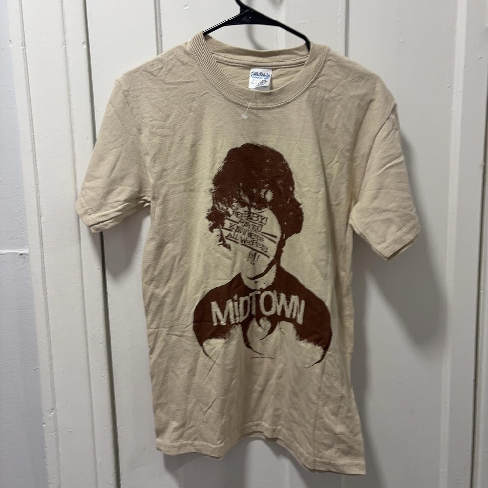 Vintage Midtown Shirt Mens Small Hey Baby Graphic Band Tee 2004 Alternative