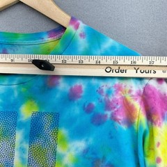 2018 Super Bowl LII Tie Dye T-Shirt Bud Light Graphic Tee SZ L Football NFL