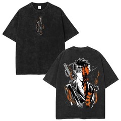 Bleach Anime Ichigo Kurosaki Getsuga Tensho Graphic Comfort Colors T-Shirt
