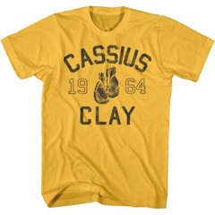 Muhammad Ali Cassius Clay 1964 Men’s T Shirt Vintage Boxing Gloves