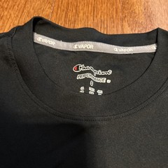Champion Men’s Vapor Crew Neck T- Shirt In Black With Logo Size Small