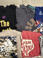 Men’s Lot of 9 T Shirts Medium Various Brands and Colors